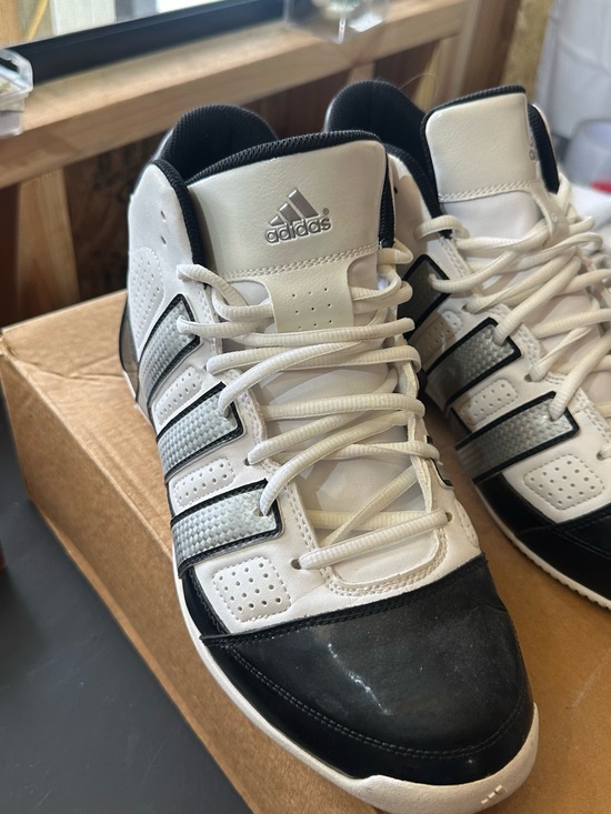 adidas Other - adidas Men’s White and Black High-Top Athletic Sneakers